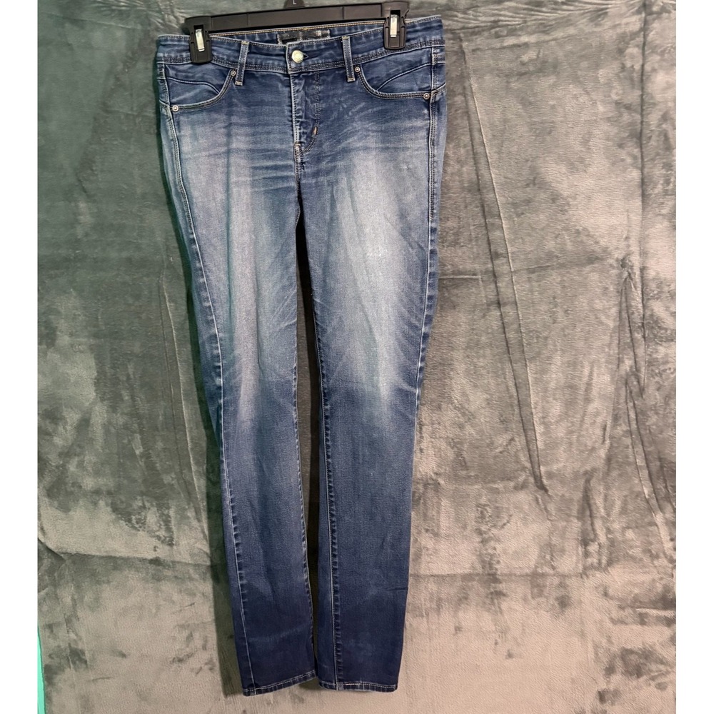 Levis Jeans Womens 26 Slight Curve Skinny Blue Denim Y2K Western